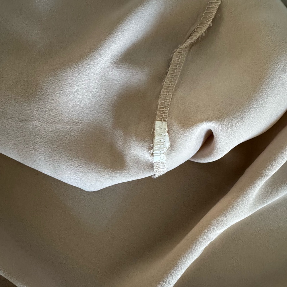 Anthropologie NAIF Beige Boho Lace-Yoke Peasant Blouse - Picture 4 of 6